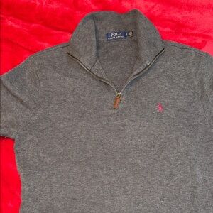 Polo Ralph Lauren Men’s Gray Quarter Zip Sz Small NWOT